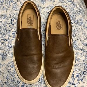 Leather vans